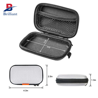 Étui de voyage rigide en EVA personnalisé, étanche, antichoc et anti-chute avec fermeture éclair pour AirPods – Couleur et taille personnalisables