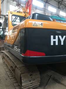 Pelle mécanique sur chenilles originale de la Corée Hyundai 215 Moteur Yanmar d'occasion à haut rendement en bon état Vente - Product Image 4