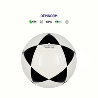 Tenue de Noël WELLMAN, ballon de football classique noir et blanc en PU, taille 5, durable, léger, pour intérieur et extérieur, vente en gros d'usine