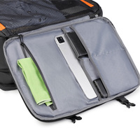 Grand sac à dos minimaliste pour ordinateur portable, imperméable et avec port USB, en tissu Oxford, extensible et léger, avec poche antivol dissimulée
