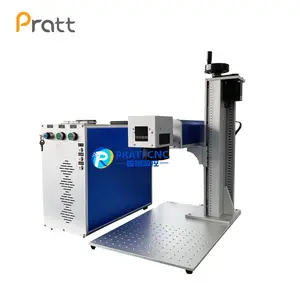 Draagbare Fiber Laser Markering Machine Toetsenbord Lazer Printer Logo Printer Etsen Graveermachine Voor Metaal Gepulseerd