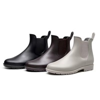 Offre Spéciale Noir Homme Pvc Bottes Silicone Chaussures En Caoutchouc
