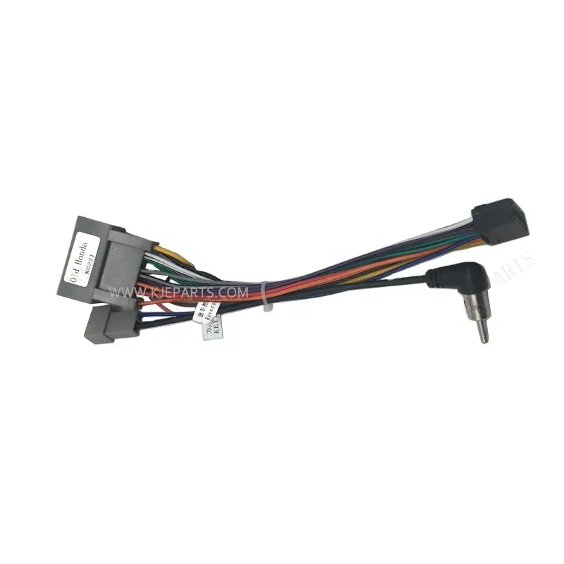 Câble de connecteur automobile 24 broches faisceau de câblage complet avec antenne pour ancien lecteur Android de voiture Hondas