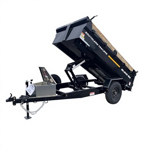 Oferta especial: Remolque basculante Southland Trailers EL510-5K negro con sistema de elevación hidráulico para carga utilitaria - Product Image 1