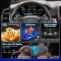 Écran de tableau de bord numérique virtuel pour Dodge RAM 2019-2023 – Compteur de vitesse, kilométrage et affichage KMH