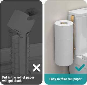 Porte-<span class=keywords><strong>papier</strong></span> <span class=keywords><strong>toilette</strong></span> en or de haute qualité, nickel brossé, pour 3 rouleaux de <span class=keywords><strong>papier</strong></span> <span class=keywords><strong>toilette</strong></span>, rangement pour <span class=keywords><strong>papier</strong></span> <span class=keywords><strong>toilette</strong></span> de salle de bain, montage <span class=keywords><strong>mural</strong></span> au-dessus du réservoir - Product Image 4