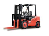 Chariot élévateur diesel Muduo avec quatre grandes roues, longueur de fourche de 1070 mm, capacité de 3 tonnes, vente directe d'usine Jiangsu
