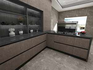 Armoires de cuisine SANTOPOVA au design simple, en aggloméré, pour la vente - Product Image 4