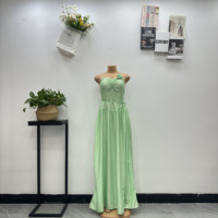 Robe longue décontractée d'été pour femme, nouvelle collection grande taille, sans manches, col halter, coupe trapèze, élégante, pour grossistes d'usine