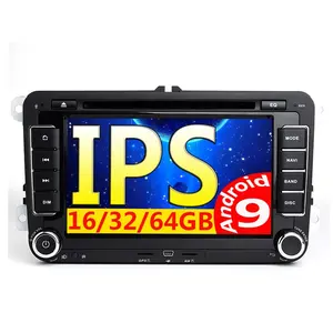 Android 7 ''2Din GPS汽车MP5多媒体视频播放器车载收音机汽车立体声收音机音频VW/斯柯达/帕萨特/高尔夫球/poloc autoradio