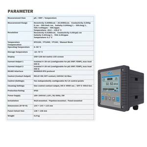 Controlador de Conductividad MTWCON5200, Medidor de TDS OEM 0.000S/cm-500.0mS/cm 0-2000ppm, Protocolo MODBUS RTU, NTC22K, Pantalla LCD 256x128 - Product Image 4