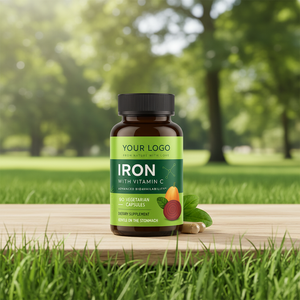 <span class=keywords><strong>Integratore</strong></span> <span class=keywords><strong>di</strong></span> <span class=keywords><strong>Ferro</strong></span> <span class=keywords><strong>Naturale</strong></span> con Vitamina C 25mg 90 Capsule Vegetariane Delicato sulla Stomaco - Product Image 5