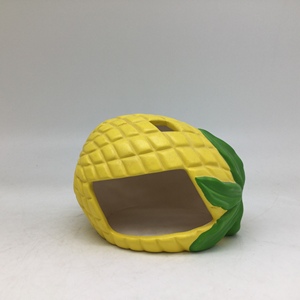 Hamster enano con forma de maíz Adorable, casa de hámster, <span class=keywords><strong>Chinchilla</strong></span>, <span class=keywords><strong>Mini</strong></span> cabaña, Animal pequeño, cueva de cerámica - Product Image 2