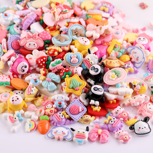 Décorations de téléphone en résine série Princesse, couleurs mélangées, accessoires mignons de dessin animé à faire soi-même pour la décoration de téléphone portable - Product Image 5