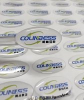 Étiquette 3D personnalisée par le fabricant, impression d'étiquettes transparentes, étiquette ABS de luxe réutilisable, autocollant en dôme adhésif pour logo de voiture