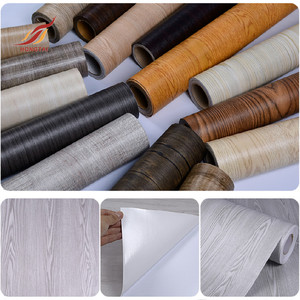 Moderno 3D Envoltura de madera <span class=keywords><strong>Muebles</strong></span> <span class=keywords><strong>Vinilo</strong></span> Adhesivo Autoadhesivo Roble <span class=keywords><strong>blanco</strong></span> Grano de madera Estilo decorativo - Product Image 3