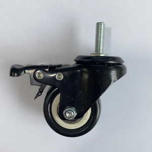 2025 Topseller Geräuscharme, Spurlose Graue 100 mm 4 Zoll PVC-Lenkrolle mit Schraubbefestigung - Product Image 5