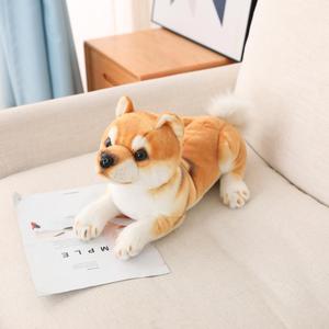 Muñeco <span class=keywords><strong>de</strong></span> Peluche <span class=keywords><strong>de</strong></span> Shiba Inu <span class=keywords><strong>de</strong></span> Simulación, Juguete <span class=keywords><strong>de</strong></span> Peluche <span class=keywords><strong>de</strong></span> Perro en Postura Acostada, Almohada <span class=keywords><strong>de</strong></span> Confort para Dormir para Niños y Bebés, Venta al por Mayor - Product Image 4