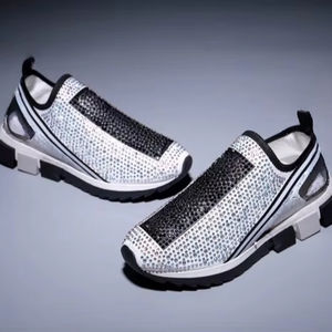 Zapatos Casuales de Hombre Hechos a Medida, Lujosos, con Diamantes Brillantes, y Zapatos Casuales de Hombre a la Moda - Product Image 1