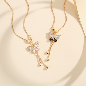 Collar de moda, selección de comercio electrónico transfronterizo para mujeres, diseño de joyería exquisito, mariposa de circón - Product Image 6