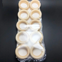 55mm Natural Unfinished Wood Macrame Circle Wooden Craft Ring for DIY Crafts