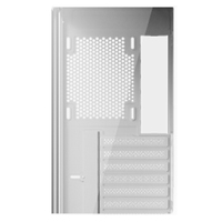 JERTECH Factory White MATX Mid Tower Gamer Case Micro Desk Tempered Glass Computer Cabinet Chassis PC Gaming Computer Case
