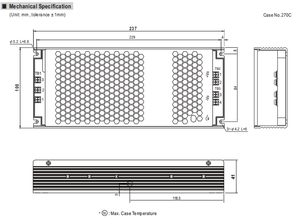 Voltnexus--300D-12 300W 12V 25A Convertidor CC-CC de Tipo Encapsulado Confiable para Ferrocarriles, Entrada Amplia de 67.2-143V, Semiacapsulado - Product Image 2