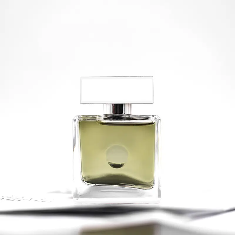 Toptan yeni tasarım kare şeffaf cam parfüm şişeleri 30ml boş pompa kozmetik cilt bakımı baskı da mevcuttur 5ml 15ml 120ml