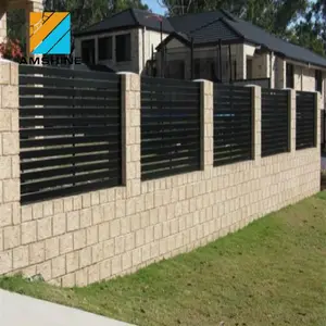 Recinzioni e cancelli orizzontali in alluminio di sicurezza per recinzioni in alluminio facilmente assemblabili per case
