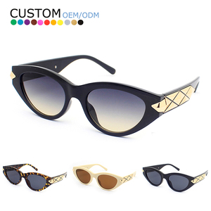 Retro Cyberpunk Cat Eye Women Sun Glasses Future Technology Luxury Fashion Punk Sunglasses Gafas De Sol - Product Image 1