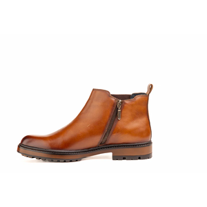 Modern Elastic Side Leather <b>Boots</b> for Men Handcrafted Genuine Leather Slip On Ankle <b>Boots</b> Luxury Casual Formal Fashion - Product Image 2