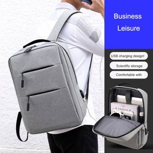 Business Travel University Laptop <b>Backpack</b> Waterproof Anti-Theft Zipper USB Port Polyester Lining 20-39L Capacity for Students - Product Image 3