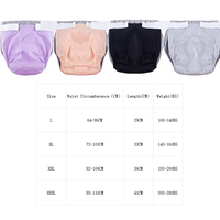 Ökonomische, günstige Stoffwindeln für Erwachsene, wiederverwendbar und Baumwoll-Slips für Babys, ABDL Herren Einweg-Windeln mit Aufdruck
