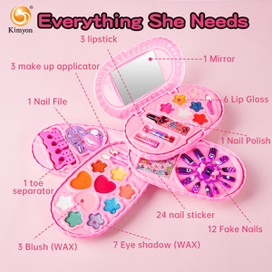 Kimyon S & Li <span class=keywords><strong>Kit</strong></span> <span class=keywords><strong>de</strong></span> <span class=keywords><strong>maquillaje</strong></span> <span class=keywords><strong>de</strong></span> 4 capas para niños Paleta <span class=keywords><strong>de</strong></span> juegos <span class=keywords><strong>de</strong></span> simulación no tóxica para <span class=keywords><strong>niñas</strong></span> Juego <span class=keywords><strong>de</strong></span> cosméticos <span class=keywords><strong>de</strong></span> etiqueta privada OEM Juguete <span class=keywords><strong>de</strong></span> belleza <span class=keywords><strong>de</strong></span> plástico - Product Image 3