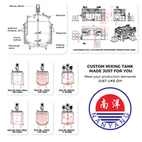 Cuve de mélange de parfum antidéflagrante de qualité industrielle avec enveloppe chauffante et refroidissement interne par serpentin – Machine de compounding de parfum