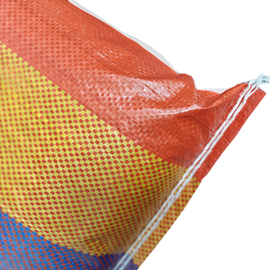 Sac tissé en PP vert vierge pour légumes et fruits 10kg-40kg avec logo personnalisé et cordon de serrage - Product Image 4