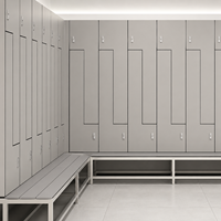 Panneau compact HPL haute densité imperméable pour mobilier de dortoir universitaire, hôtels, hôpitaux, installations publiques - Contemporain
