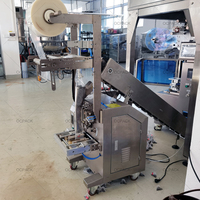 Machine d'emballage automatique à ultrasons pour sachets de thé en forme de pyramide triangulaire, mélange de fleurs vertes séchées, machine d'emballage de thé