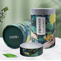 Boîte kraft de luxe écologique, 10 pièces, boîtes rondes en papier pour café et thé, de qualité alimentaire, emballage cadeau en chine