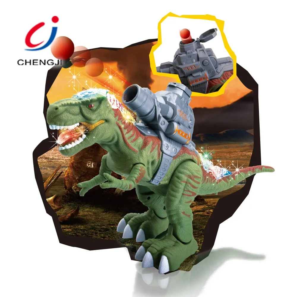 Elektrische batterij operated wild dier geluid lopen vechten dinosaurus speelgoed plastic