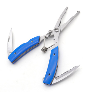 Lu Ban's Work Multi Purpose Fishing Pliers Stainless Steel Hook Remover Cutting Lines Unhooking Fish - Product Image 1