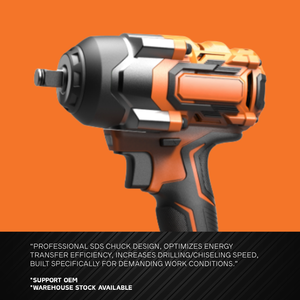 Clé à chocs sans fil professionnelle 20V MAX Brushless 850Nm à couple élevé pour équipement lourd, camions et réparation automobile - Product Image 4