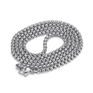 Collier unisexe tendance avec pendentif Allah en acier inoxydable et moissanite, chaîne à maillons, style musulman islamique arabe, pour homme, 2024 - Product Image 6