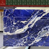 Dalles de marbre bleu cloisonné GOLDKING pour comptoirs de cuisine, murs, sols, escaliers, bureaux de réception – Projets sur mesure et en gros