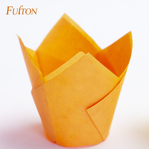 Moldes para Cupcakes de Tulipán Antiadherentes, Coloridos, Resistentes a la Grasa, Ecológicos, Desechables, de Silicona, 15.5 cm, Mayorista - Product Image 2