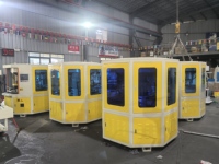 Machine à presser les semelles rotative à 4 têtes à moteur 380V à haut rendement pour ligne de production de chaussures Sheng Da