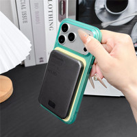 Electrolytisch geplateerde matte magnetische telefoonhoes voor iPhone 18 17 16 15 Pro Max hybride hoes met 360 graden verstelbare ronde standaard