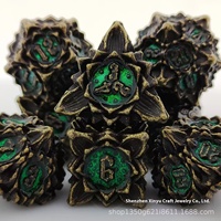 Dés carrés en métal D6 pour donjons et dragons du MDN TRPG polyèdre échecs COC jeu de société de groupe de course