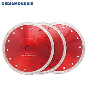 ใบเลื่อยตัดกระเบื้องเซรามิก X-Mesh Turbo Diamond Saw Blade แบบบางพิเศษ ขนาด 105-250 มม. ขายตรงจากโรงงาน - Product Image 3
