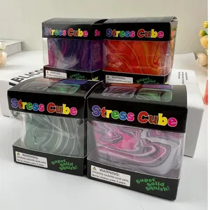 Needoh Cubo Sensorial Blando y Elástico para Aliviar el Estrés, Relleno de Gel, Bola Estirable, Caja Sorpresa, Rebote Lento, Material EVA, Edad 18+ - Product Image 3